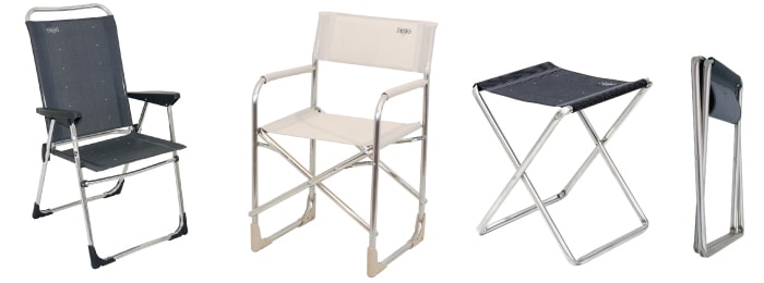 Bancos, poltronas e cadeiras Crespo leves e resistentes Cadeiras Crespo