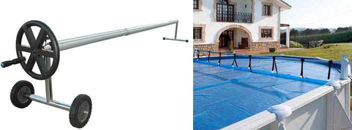 Enroladores para piscinas, fácil e rápido Enroladores para Piscinas