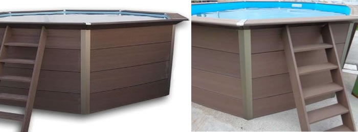 Inovadora Piscinas de madeira Composite elegantes e funcionais Piscinas de Madeira Composite