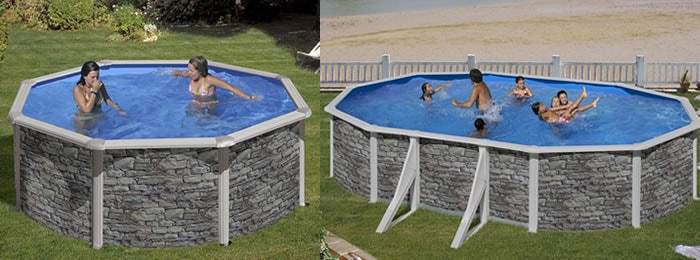 Piscinas Gre Cerdeña, com um toque rustico Piscinas Gre Cerdeña