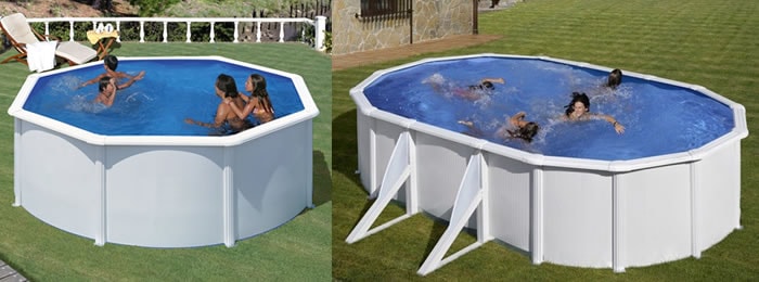 Piscinas Gre Fidji, os modelos de 120 cm com filtro de areia Piscinas Gre Fidji