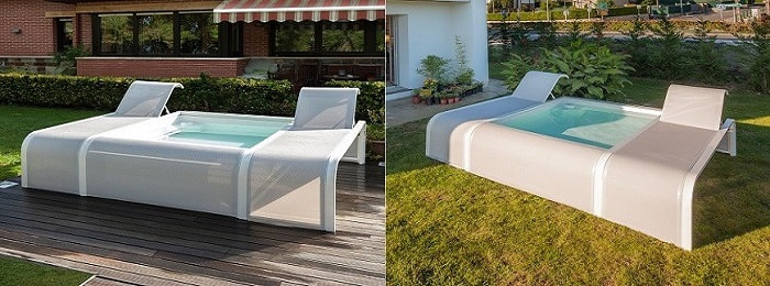 Faça um canto em sua casa para as exclusivas Piscinas Gre Mariposa Piscinas Gre Mariposa