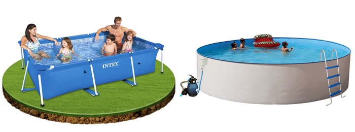 Instalações desmontáveis para piscinas para sótãos Piscinas para Sótãos