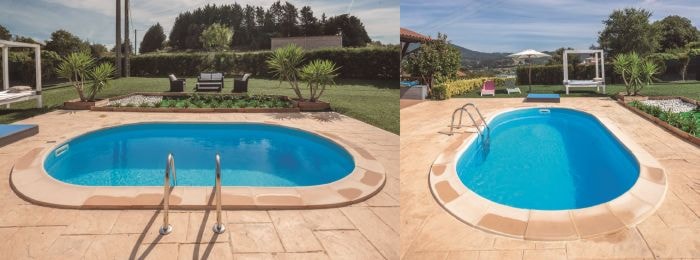 Piscinas Starpool enterradas de estrutura de aço Piscinas StarPool