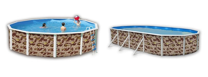 Piscinas Toi Camuflagem, decorada todo-o-terreno Piscinas Toi Camuflagem