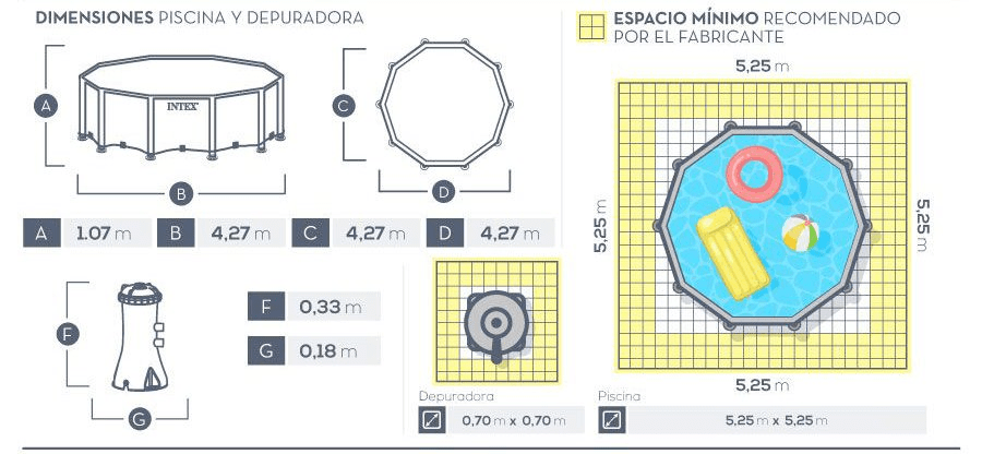 Piscina Intex Ultra Frame 427x107 cm 26310