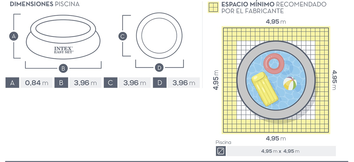 Piscina Intex Easy Set 396x84 cm 28143NP