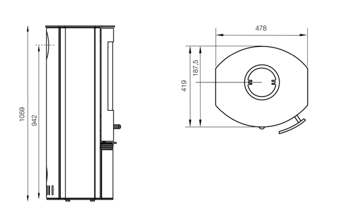 Salamandra a Lenha Lotus TT20