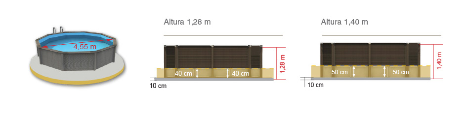 Piscina Naturalis Decagonal 493x472 cm