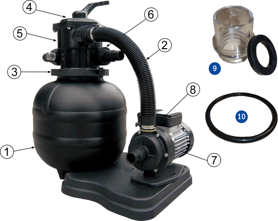 Reposições do Filtro de Areia Gre FAE300