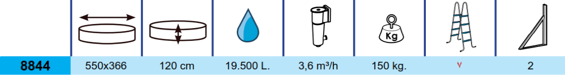 Piscina Toi Lua 550x366x120 8844