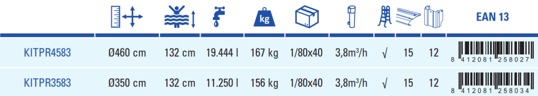 Piscina Gre Azores 350x132 KITPR3583