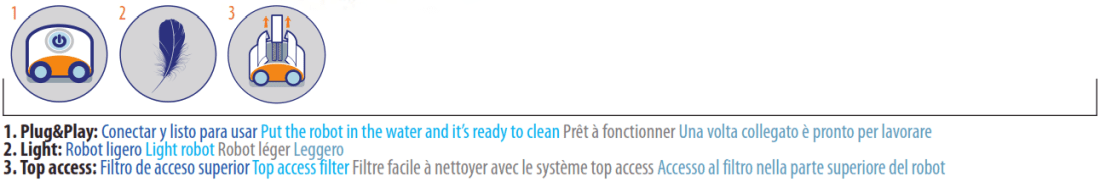 Robot Aspirador Kayak Clever Gre com Top Access RKC100J